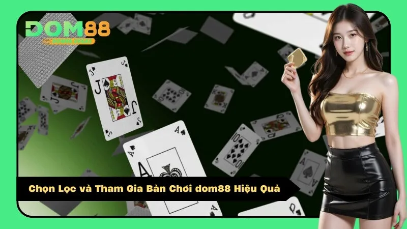 Chọn Lọc và Tham Gia Bàn Chơi dom88 Hiệu Quả