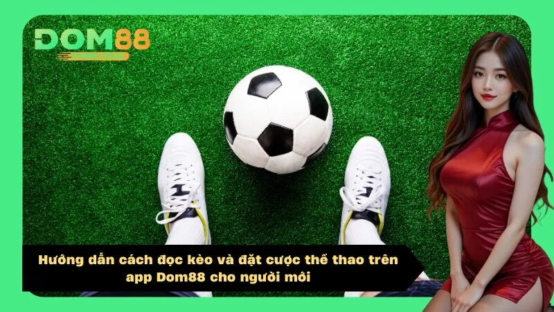 Hướng dẫn cách đọc kèo và đặt cược thể thao trên app Dom88 cho người mới