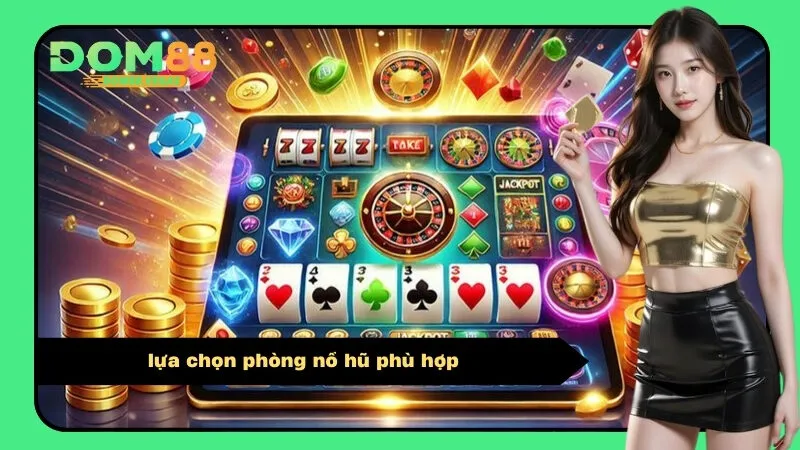 lựa chọn phòng nổ hũ phù hợp