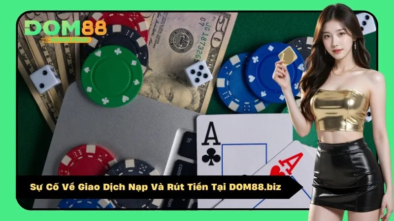 Sự Cố Về Giao Dịch Nạp Và Rút Tiền Tại dom88.biz