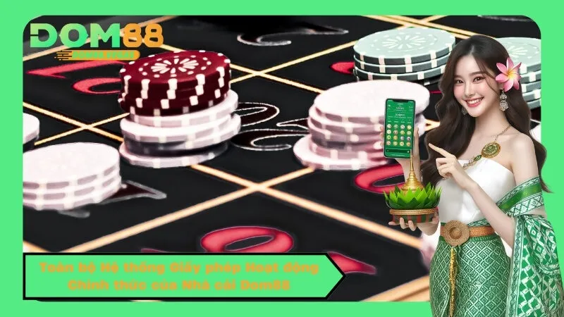 Toàn bộ Hệ thống Giấy phép Hoạt động Chính thức của Nhà cái Dom88