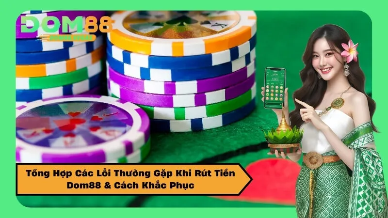 Tổng Hợp Các Lỗi Thường Gặp Khi Rút Tiền Dom88 & Cách Khắc Phục