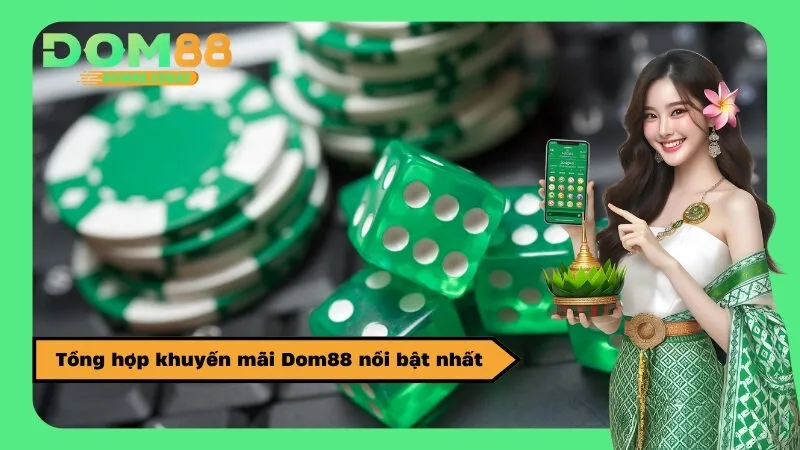 Tổng hợp khuyến mãi Dom88 nổi bật nhất